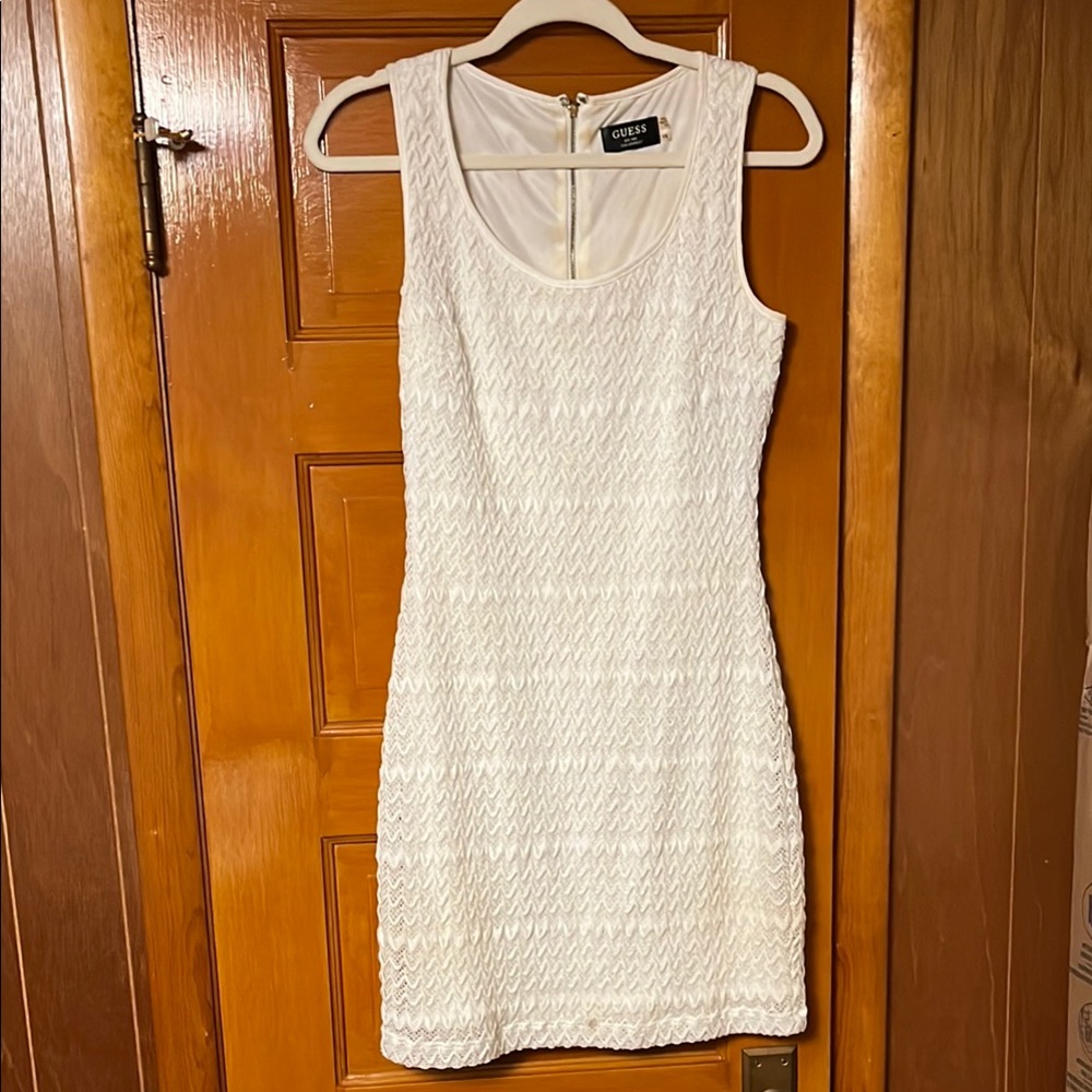 GUESS White Sleeveless Dress